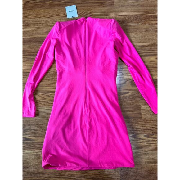 Nookie mini bodycon Envy Neon Pink Mini Dress size XL - Picture 11 of 14